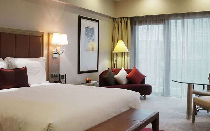 Inside Superior Deluxe AC Room at Hotel Bodhi Tree